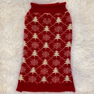 M Christmas Knit Dog Sweater